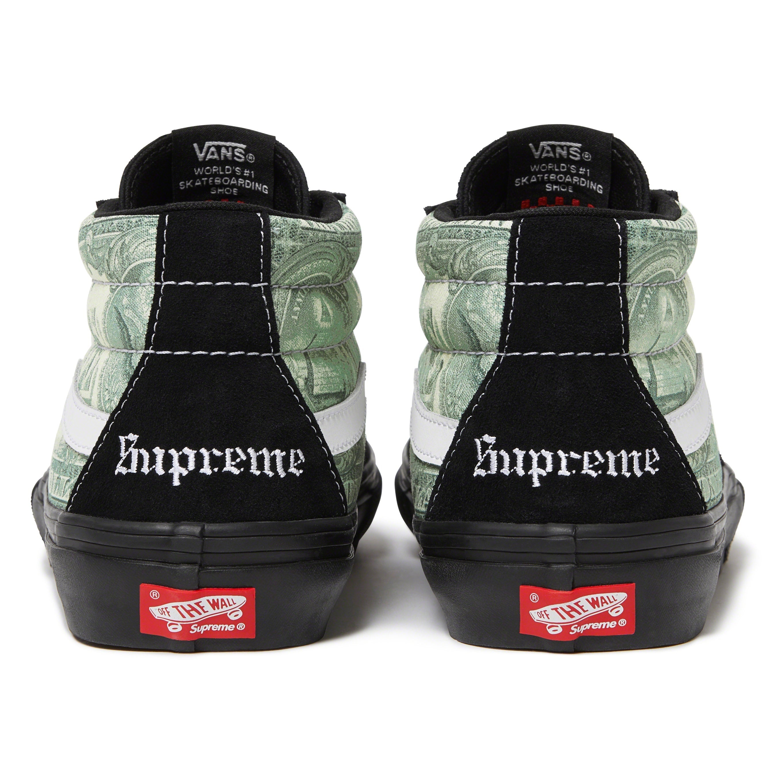 Supreme®/ Vans® Dollar Skate Grosso Mid view 11